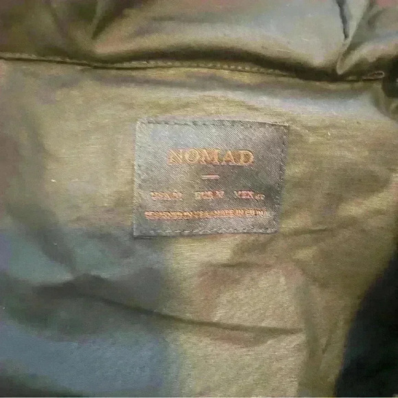 Nomad Boarding Pass Jacket Khaki Black Windbreaker Full Zip Mens M Lightweight - Picture 7 of 12